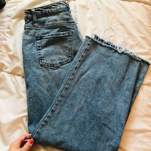 High Waisted Skater Jeans